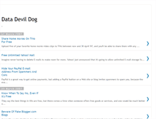 Tablet Screenshot of datadevildog.blogspot.com