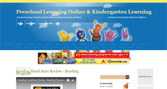 Desktop Screenshot of preschoollearningonline.blogspot.com