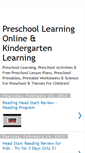 Mobile Screenshot of preschoollearningonline.blogspot.com