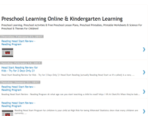 Tablet Screenshot of preschoollearningonline.blogspot.com