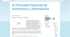 Desktop Screenshot of olimpiadadeastronomia.blogspot.com