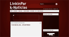 Desktop Screenshot of linkinpark-noticias.blogspot.com