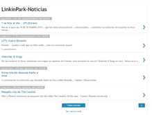 Tablet Screenshot of linkinpark-noticias.blogspot.com