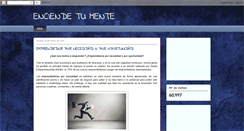 Desktop Screenshot of enciende-tumente.blogspot.com