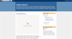Desktop Screenshot of lavorosicuro-stefano.blogspot.com