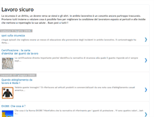 Tablet Screenshot of lavorosicuro-stefano.blogspot.com
