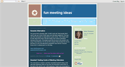 Desktop Screenshot of meetingideas.blogspot.com