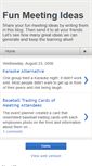 Mobile Screenshot of meetingideas.blogspot.com