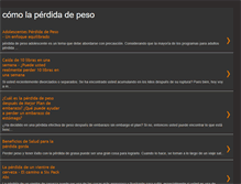 Tablet Screenshot of como-la-perdida-de-peso.blogspot.com