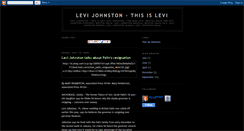 Desktop Screenshot of levi-johnston.blogspot.com