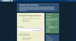 Desktop Screenshot of khutbahjumatppimaroko.blogspot.com