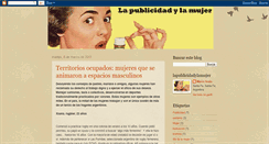 Desktop Screenshot of lapublicidadylamujer.blogspot.com