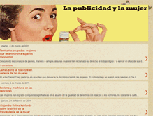 Tablet Screenshot of lapublicidadylamujer.blogspot.com