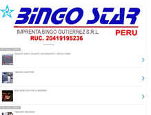 Tablet Screenshot of bingostarperu.blogspot.com