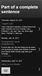 Mobile Screenshot of partofacompletesentence.blogspot.com