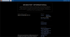 Desktop Screenshot of grimestep.blogspot.com