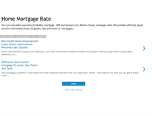 Tablet Screenshot of home-mortgagerate.blogspot.com