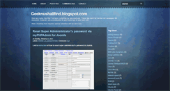 Desktop Screenshot of geeknushallfind.blogspot.com