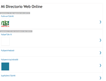 Tablet Screenshot of midirectoriowebonline.blogspot.com