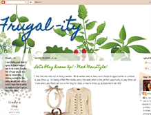 Tablet Screenshot of frugal-ity.blogspot.com