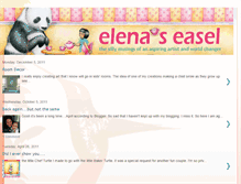 Tablet Screenshot of elenas-easel.blogspot.com