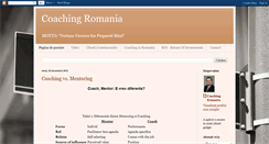 Desktop Screenshot of coaching-romania.blogspot.com