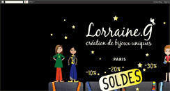 Desktop Screenshot of lorrainegcreationdebijoux.blogspot.com