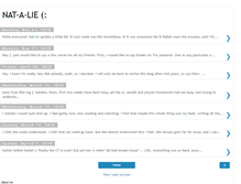 Tablet Screenshot of nat-a-lie.blogspot.com