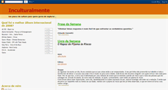 Desktop Screenshot of inculturalmente.blogspot.com