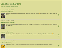 Tablet Screenshot of goodscentsgardens.blogspot.com