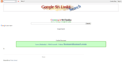 Desktop Screenshot of googlesrilanka.blogspot.com