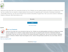 Tablet Screenshot of hairlossdotcom.blogspot.com