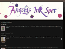 Tablet Screenshot of angelasinkspot.blogspot.com