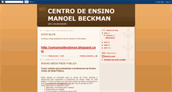 Desktop Screenshot of manoelbeckman.blogspot.com