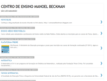 Tablet Screenshot of manoelbeckman.blogspot.com