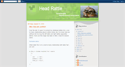 Desktop Screenshot of headrattle.blogspot.com