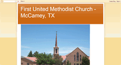 Desktop Screenshot of fumc-mccamey.blogspot.com