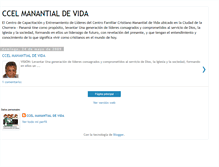 Tablet Screenshot of ccelmanantiadevida.blogspot.com