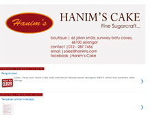 Tablet Screenshot of hanimscake.blogspot.com