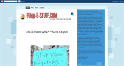 Desktop Screenshot of funn-e-stuff.blogspot.com
