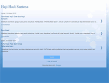 Tablet Screenshot of hajihadisantosa.blogspot.com