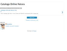 Tablet Screenshot of naturaonlinecatalogo.blogspot.com