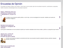Tablet Screenshot of encuestasdeopinion.blogspot.com