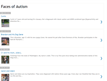 Tablet Screenshot of casdok-facesofautism.blogspot.com