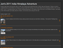 Tablet Screenshot of jonsindiabikeadventure.blogspot.com