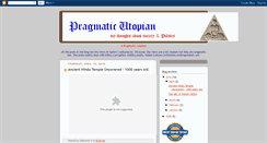 Desktop Screenshot of pragmatic-utopian.blogspot.com