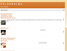 Tablet Screenshot of palabralma-palabralma.blogspot.com