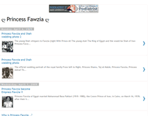 Tablet Screenshot of princess-fawzia.blogspot.com