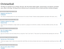 Tablet Screenshot of christianstall.blogspot.com