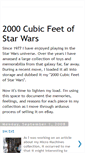 Mobile Screenshot of 2000cubicfeetofstarwars.blogspot.com